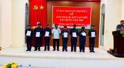 PHƯỜNG 4 TỔ CHỨC LỄ GIẢI NGẠCH VÀ KẾT NẠP MỚI DÂN QUÂN NĂM 2025
