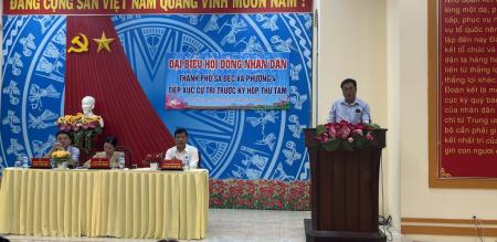 ĐẠI BIỂU HỘI ĐỒNG NHÂN DÂN THÀNH PHỐ VÀ PHƯỜNG 4 TIẾP XÚC CỬ TRƯỚC KỲ HỌP THỨ TÁM ĐẠI BIỂU HỘI ĐỒNG NHÂN DÂN THÀNH PHỐ VÀ PHƯỜNG 4 TIẾP XÚC CỬ TRƯỚC KỲ HỌP THỨ TÁM