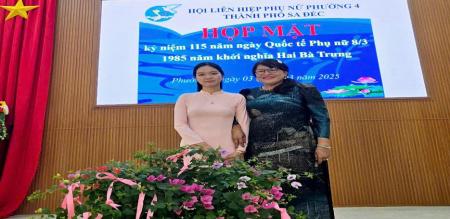 PHƯỜNG 4 HỌP MẶT KỶ NIỆM 115 NĂM NGÀY QUỐC TẾ PHỤ NỮ 8/3 VÀ 1985 KHỞI NGHĨA HAI BÀ TRƯNG PHƯỜNG 4 HỌP MẶT KỶ NIỆM 115 NĂM NGÀY QUỐC TẾ PHỤ NỮ 8/3 VÀ 1985 KHỞI NGHĨA HAI BÀ TRƯNG